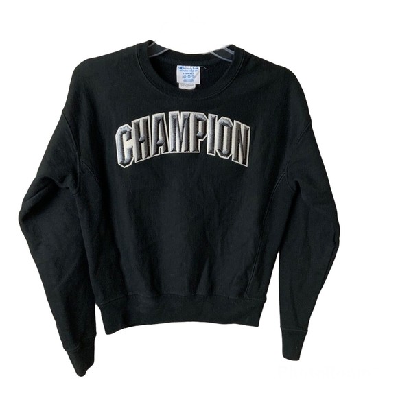 Champion Tops - Champion Women’s Sz XS Black Reverse Weave Sweatshirt